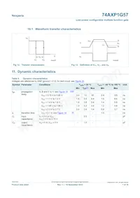 74AXP1G57GNH Datasheet Pagina 7