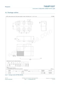 74AXP1G57GNH Datasheet Pagina 11