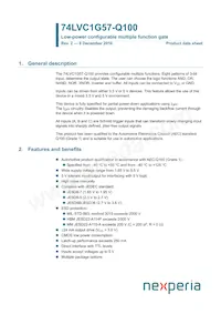 74LVC1G57GV-Q100H Datasheet Copertura