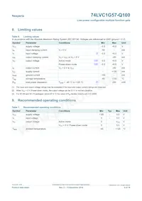 74LVC1G57GV-Q100H Datasheet Pagina 5