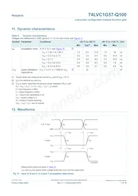 74LVC1G57GV-Q100H Datasheet Pagina 7