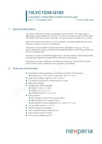 74LVC1G58GW-Q100H Datasheet Copertura