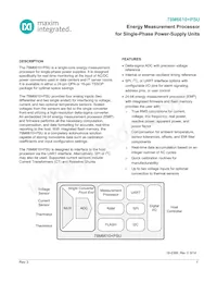 78M6610+PSU/B00T Datasheet Copertura