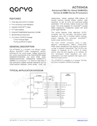 ACT8945AQJ305-T Datasheet Cover