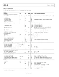 AD7142ACPZ-REEL Datasheet Pagina 4