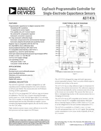 AD7147A-1ACBZ500R7 Datenblatt Cover