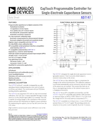 AD7147WPACPZ-1500R Datasheet Cover