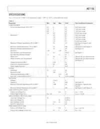 AD7156BCPZ-REEL Datenblatt Seite 3