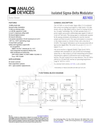 AD7400YRWZ-REEL Datasheet Cover