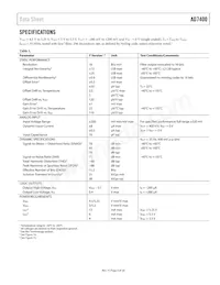 AD7400YRWZ-REEL Datasheet Page 3