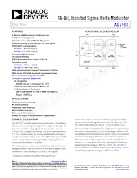 AD7403-8BRIZ-RL7 Datenblatt Cover