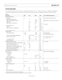 AD7403TRIZ-EP-RL7 Datasheet Pagina 3