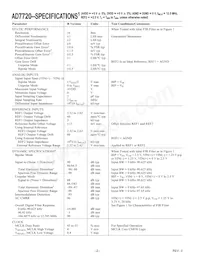 AD7720BRUZ-REEL7 Datasheet Pagina 2