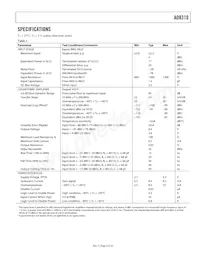 AD8310ARM-REEL7 Datasheet Pagina 3