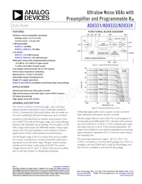 AD8332ARU-REEL7 Datenblatt Cover