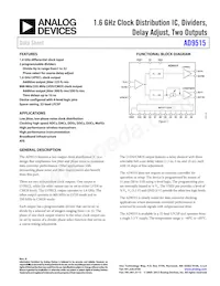 AD9515BCPZ-REEL7 Datasheet Cover