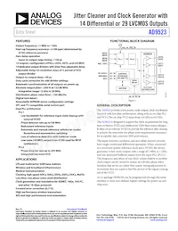 AD9523BCPZ-REEL7 Datasheet Copertura