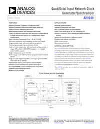 AD9548BCPZ-REEL7數據表 封面