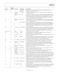 AD9549ABCPZ-REEL7 Datenblatt Seite 11