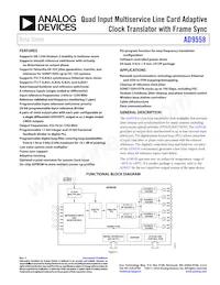 AD9558BCPZ-REEL7數據表 封面