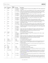 AD9558BCPZ-REEL7 Datasheet Pagina 19