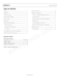 ADA4922-1ARDZ-RL Datasheet Pagina 2