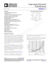 ADA4941-1YRZ-RL Datasheet Cover