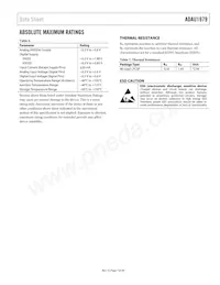 ADAU1979WBCPZ-RL Datasheet Pagina 7