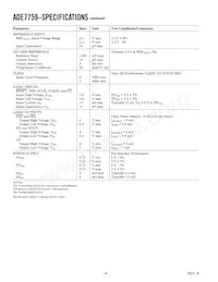 ADE7759ARSZRL數據表 頁面 4