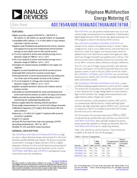 ADE7878AACPZ-RL Datasheet Copertura