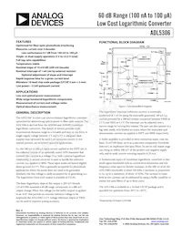 ADL5306ACPZ-R2 Datenblatt Cover