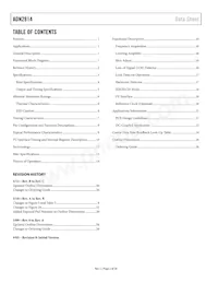 ADN2814ACPZ-500RL7 Datasheet Pagina 2