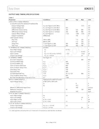 ADN2815ACPZ-RL7數據表 頁面 5