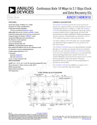 ADN2818ACPZ-RL7數據表 封面