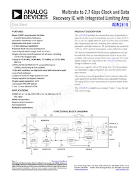 ADN2819ACPZ-CML-RL Datenblatt Cover