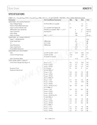 ADN2819ACPZ-CML-RL Datenblatt Seite 3