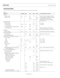 ADP1052ACPZ-R7 Datasheet Page 4