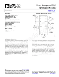 ADP5020ACPZ-R7 Datasheet Copertura