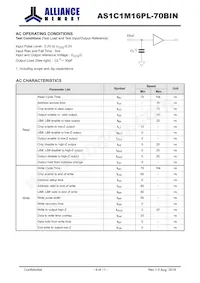 AS1C1M16PL-70BIN Datasheet Pagina 6
