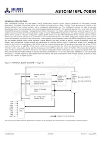 AS1C4M16PL-70BIN Datenblatt Seite 3