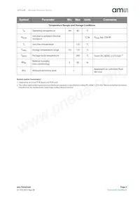 AS3729B-BWLM Datasheet Pagina 5