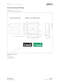 AS3729B-BWLM Datasheet Pagina 11