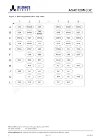 AS4C128M8D2-25BINTR數據表 頁面 2