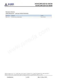 AS4C2M32D1A-5BINTR Datasheet Copertura