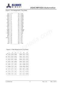 AS4C4M16SA-6BANTR Datenblatt Seite 3