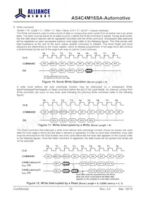 AS4C4M16SA-6BANTR Datasheet Pagina 11