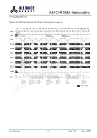AS4C4M16SA-6BANTR Datenblatt Seite 22
