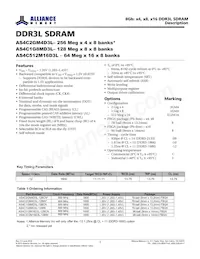 AS4C512M16D3L-12BINTR Datasheet Pagina 2