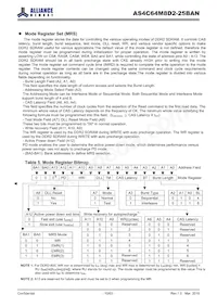 AS4C64M8D2-25BANTR Datenblatt Seite 10
