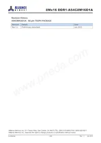 AS4C8M16D1A-5TINTR Datasheet Copertura